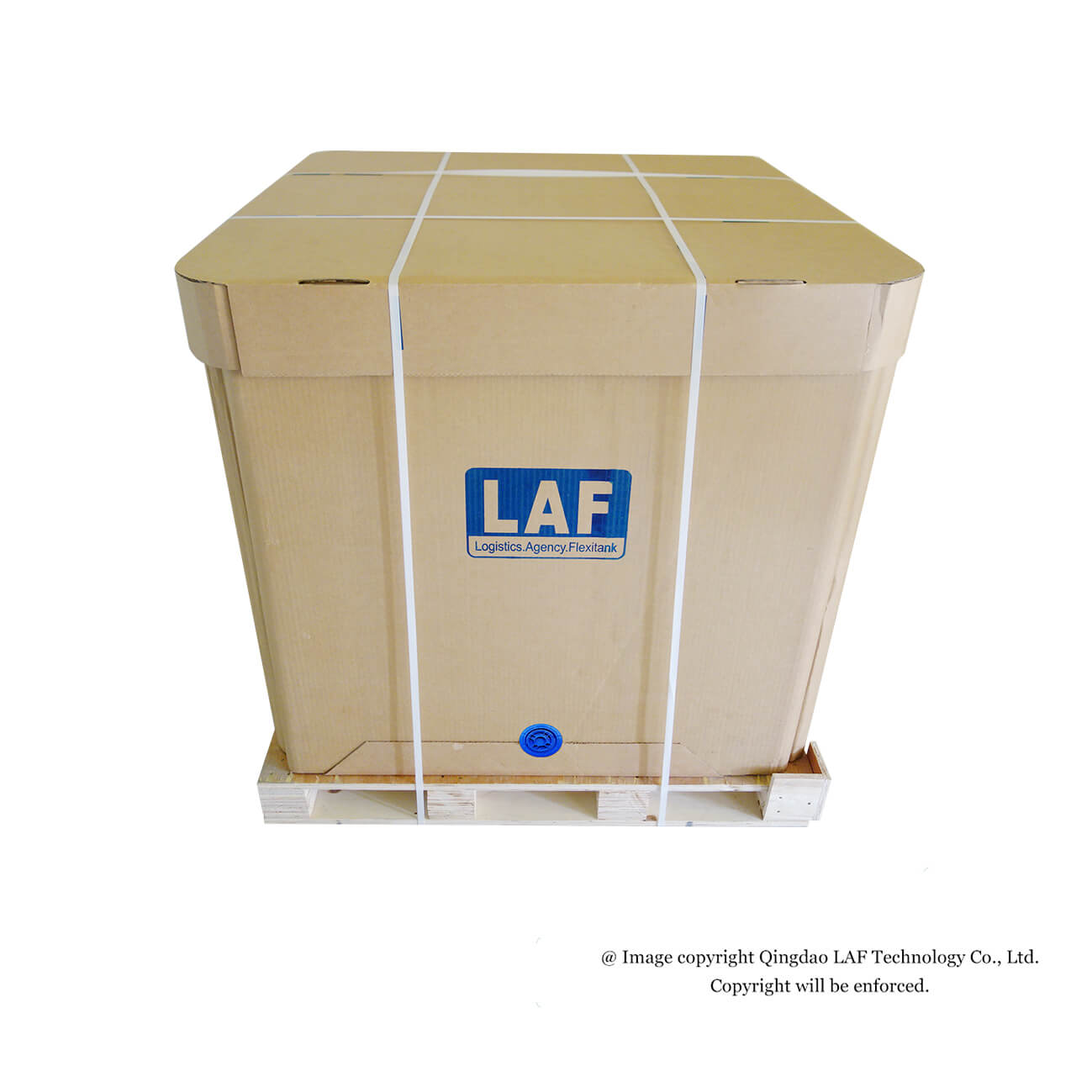 Customized 1000L Food Grade Paper IBC for Transport of Buttermilk