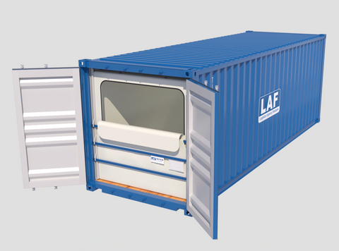 20′ FT Dry Bulk Container Liner për dërgesë pluhuri PVC