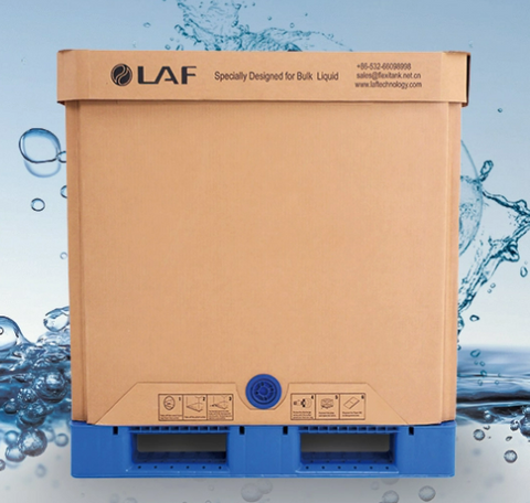 Cost-effective Paper IBC with Liner Bag for Animal Oil