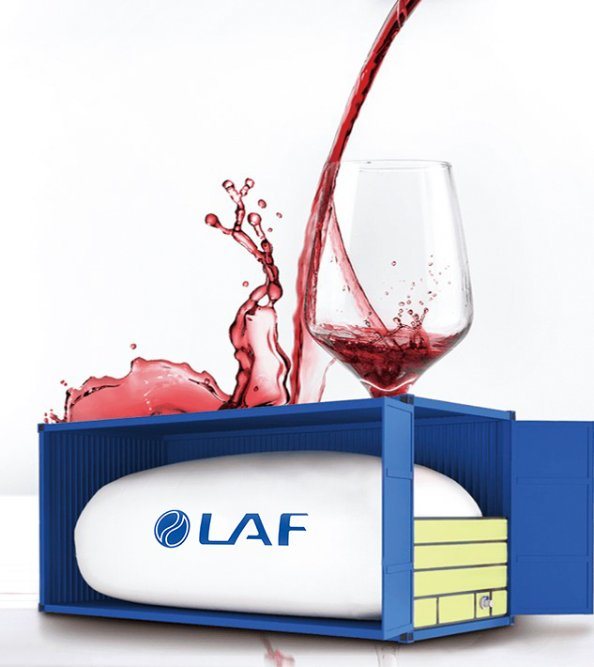 20ft Economisește costul logisticii Flexitank pentru transportul vinului