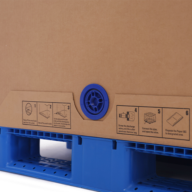 Customized 1000L Food Grade Paper IBC for Transport of Buttermilk