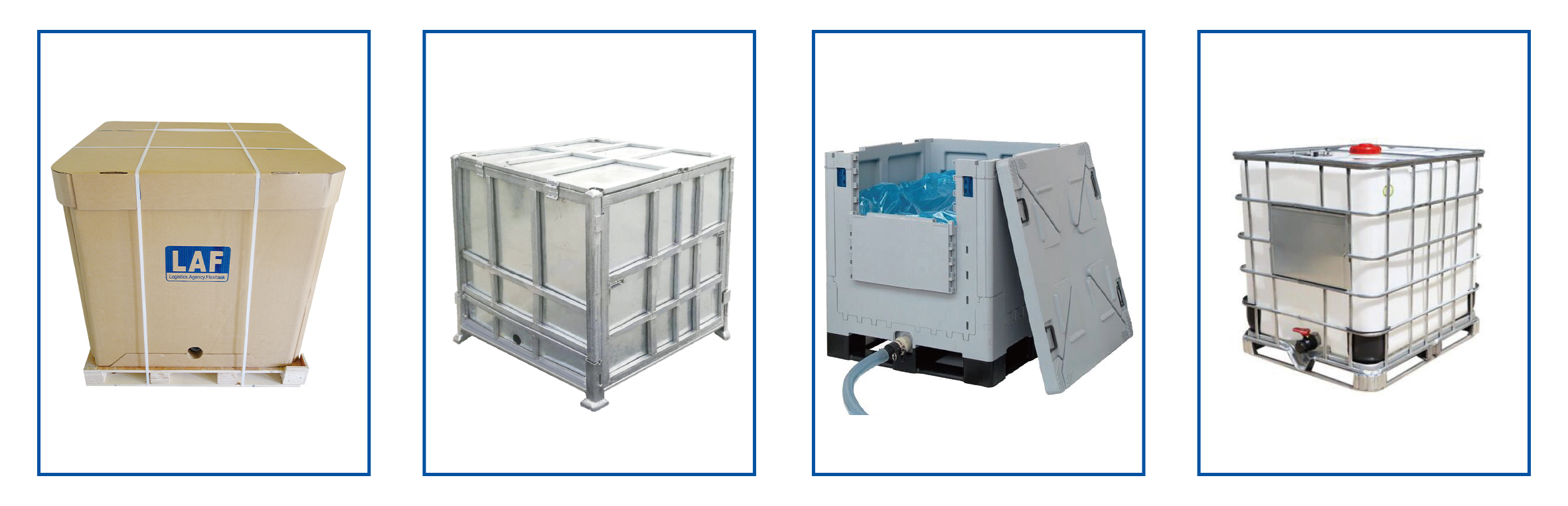 Cubic 1200L IBC liner for liquid transport