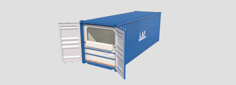 20′ FT Dry Bulk Container Liner for Carton Black Powder